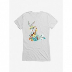 Bestselling Looney Tunes Bugs Bunny Living His Best Life Girls T-Shirt $6.37 T-Shirts