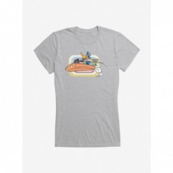 Sale Item Looney Tunes Daffy Duck Flying High Girls T-Shirt $7.17 T-Shirts