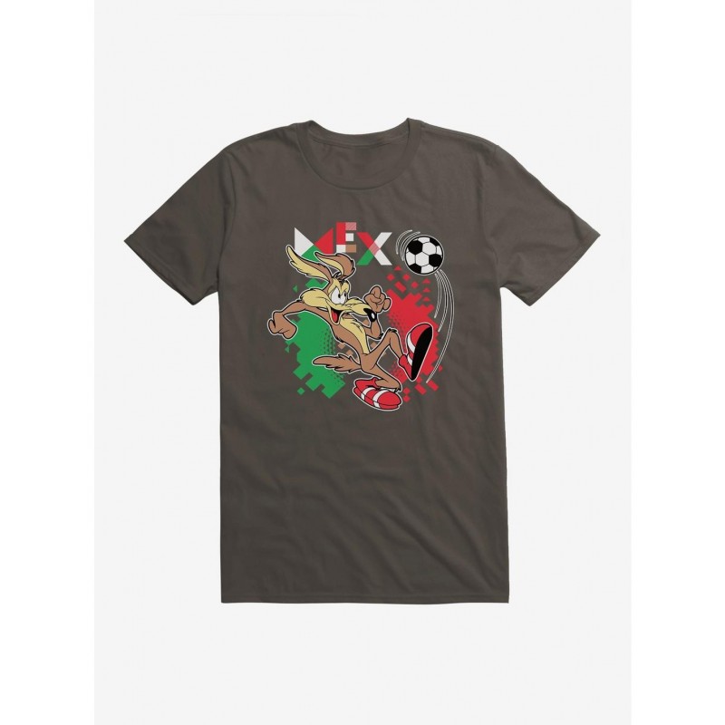 Low Price Looney Tunes Wile E Coyote Football Mexico T-Shirt $6.69 T-Shirts