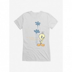 Cheap Sale Looney Tunes Summer Fun Simple Life Flowers Girls T-Shirt $9.16 T-Shirts