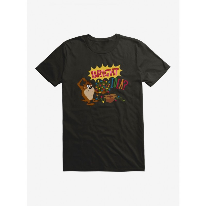 Discount Looney Tunes Holiday Bright Idea T-Shirt $6.31 T-Shirts