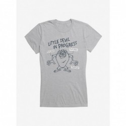 Big Sale Looney Tunes Tasmanian Devil In Progress Girls T-Shirt $9.36 T-Shirts