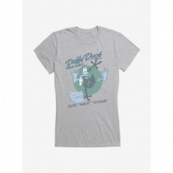 Hot Sale Looney Tunes Daffy Duck Yoga Class Girls T-Shirt $8.96 T-Shirts