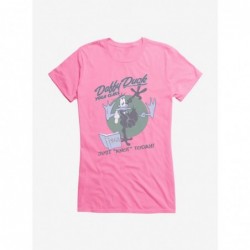 Hot Sale Looney Tunes Daffy Duck Yoga Class Girls T-Shirt $8.96 T-Shirts