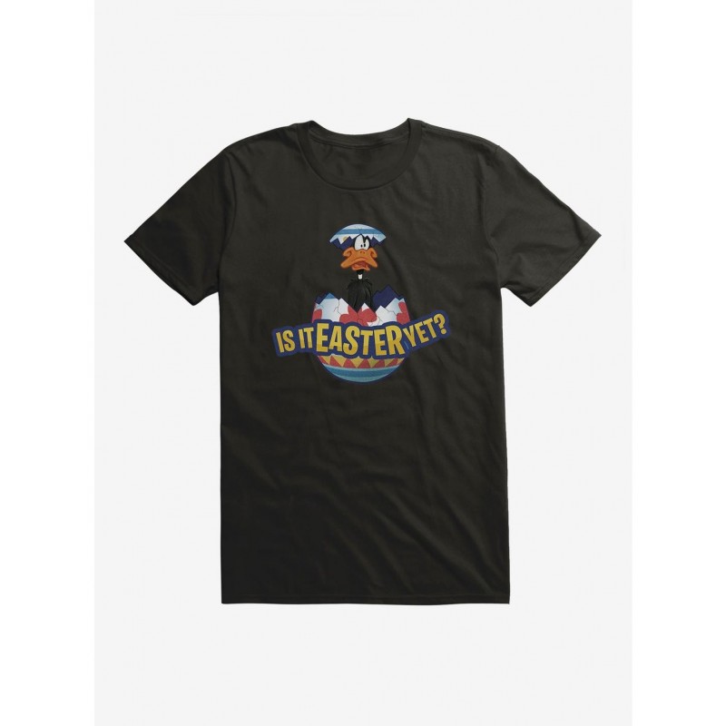 Pre-sale Looney Tunes Easter Daffy Duck Is It Easter Yet? T-Shirt $6.50 T-Shirts