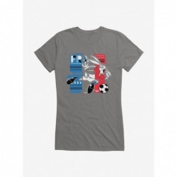 Value Item Looney Tunes Bugs Bunny Football France Girls T-Shirt $8.76 T-Shirts