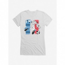 Value Item Looney Tunes Bugs Bunny Football France Girls T-Shirt $8.76 T-Shirts