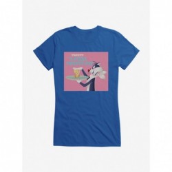 Big Sale Looney Tunes A Pizza Tweety Pie Girls T-Shirt $7.37 T-Shirts