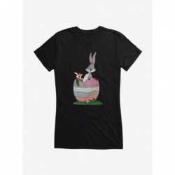 Discount Sale Looney Tunes Easter Bugs Bunny Carrot Girls T-Shirt $6.57 T-Shirts