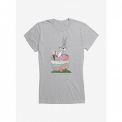 Discount Sale Looney Tunes Easter Bugs Bunny Carrot Girls T-Shirt $6.57 T-Shirts