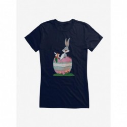 Discount Sale Looney Tunes Easter Bugs Bunny Carrot Girls T-Shirt $6.57 T-Shirts