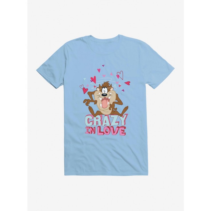 Flash Sale Looney Tunes Taz Crazy In Love T-Shirt $8.03 T-Shirts