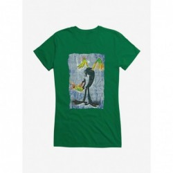 Trendy Looney Tunes Daffy Duck Mania Girls T-Shirt $8.17 T-Shirts