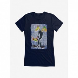 Trendy Looney Tunes Daffy Duck Mania Girls T-Shirt $8.17 T-Shirts