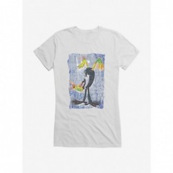 Trendy Looney Tunes Daffy Duck Mania Girls T-Shirt $8.17 T-Shirts