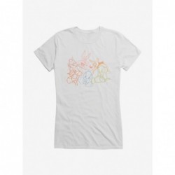 Premium Looney Tunes Character Sketches Girls T-Shirt $9.36 T-Shirts