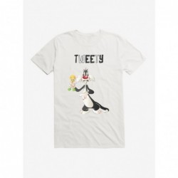 Hot Selling Looney Tunes Sylvester Catching Tweety T-Shirt $7.65 T-Shirts