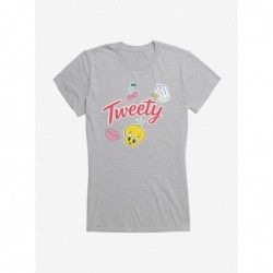 Big Sale Looney Tunes Cherry Kiss Tweety Girls T-Shirt $6.18 T-Shirts