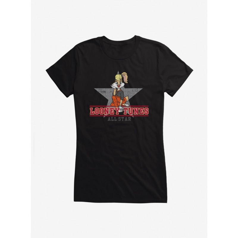 Limited-time Offer Looney Tunes Lola Bunny All Star Girls T-Shirt $7.77 T-Shirts