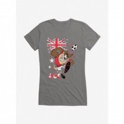 Premium Looney Tunes Taz Football Australia Girls T-Shirt $9.36 T-Shirts