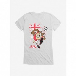 Premium Looney Tunes Taz Football Australia Girls T-Shirt $9.36 T-Shirts