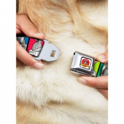 Limited-time Offer Looney Tunes Bugs Bunny Expression Blocks Seatbelt Buckle Dog Collar $9.21 Pet Collars