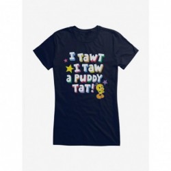 Clearance Looney Tunes Puddy Tat Bright Tweety Girls T-Shirt $6.77 T-Shirts