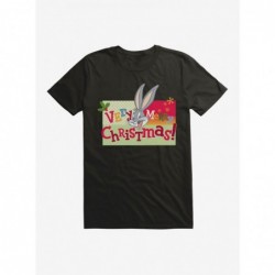 Limited-time Offer Looney Tunes Holiday Bugs Bunny Very Merry Christmas T-Shirt $8.60 T-Shirts