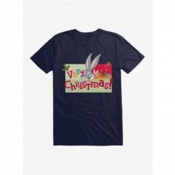 Limited-time Offer Looney Tunes Holiday Bugs Bunny Very Merry Christmas T-Shirt $8.60 T-Shirts