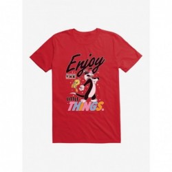 Fashion Looney Tunes Enjoy Little Things T-Shirt $9.56 T-Shirts