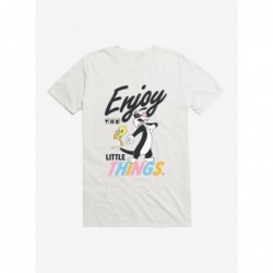 Fashion Looney Tunes Enjoy Little Things T-Shirt $9.56 T-Shirts