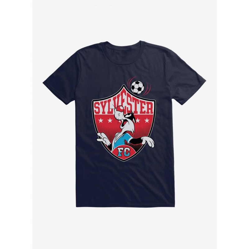 Wholesale Looney Tunes Sylvester Football T-Shirt $6.88 T-Shirts