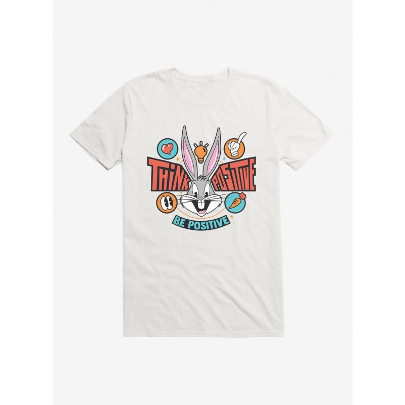 Wholesale Looney Tunes Bugs Bunny Be Positive T-Shirt $6.88 T-Shirts