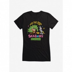 Seasonal Sale Looney Tunes Holiday Over The Top Girls T-Shirt $7.77 T-Shirts