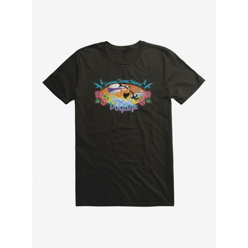 Discount Sale Looney Tunes Daffy Duck Voyage T-Shirt $7.27 T-Shirts