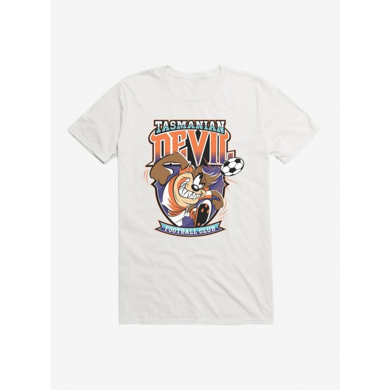 Flash Deal Looney Tunes Tasmanian Devil Football T-Shirt $6.12 T-Shirts