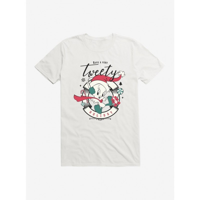 Limited Time Special Looney Tunes Tweety Holiday T-Shirt $8.80 T-Shirts