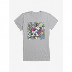 Discount Sale Looney Tunes Bugs Bunny What's Up Doc Doodle Girls T-Shirt $6.18 T-Shirts