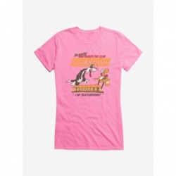 Premium Looney Tunes Tweety Sylvester Gym Suffering Girls T-Shirt $8.57 T-Shirts