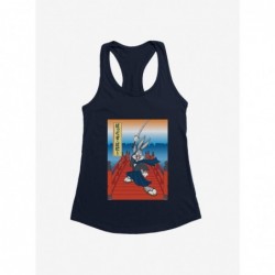 Crazy Deals Looney Tunes Bugs Bunny Sword Japanese Text Girls Tank $7.37 Tanks