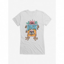 Exclusive Price Looney Tunes Tasmanian Devil Hangin' Out Girls T-Shirt $7.17 T-Shirts