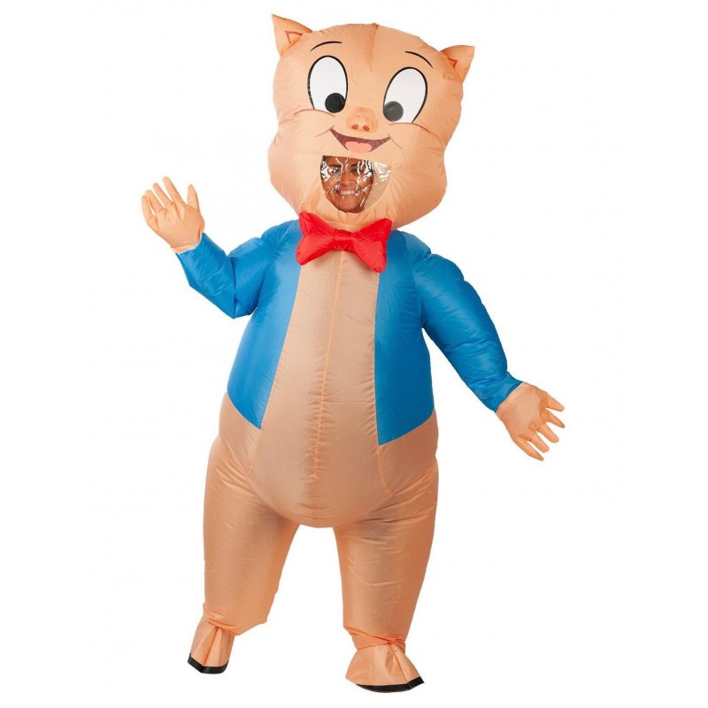 Absolute Discount Looney Tunes Porky Pig Adult Inflatable Costume $40.23 Costumes