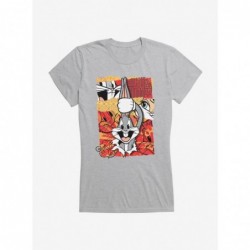 Big Sale Looney Tunes Pulled Bugs Bunny Girls T-Shirt $8.57 T-Shirts