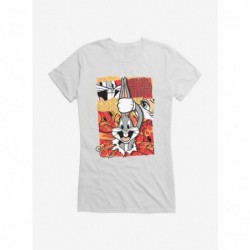 Big Sale Looney Tunes Pulled Bugs Bunny Girls T-Shirt $8.57 T-Shirts