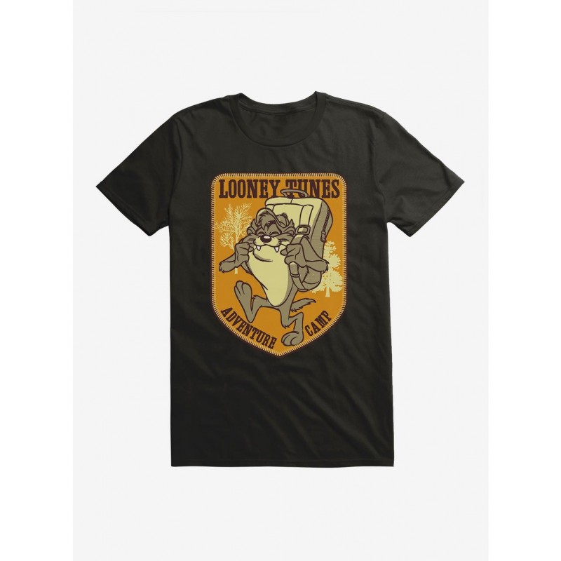 Bestselling Looney Tunes Taz Happy Camper T-Shirt $8.03 T-Shirts