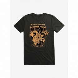 Seasonal Sale Looney Tunes Tasmanian Devil Football Bronze T-Shirt $5.93 T-Shirts