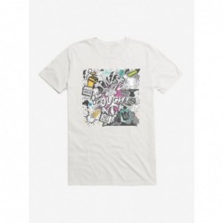 Fashion Looney Tunes Wile E. Coyote Ouch Doodle T-Shirt $9.37 T-Shirts