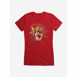 Limited Time Special Looney Tunes Tasmanian Devil Tantrum Girls T-Shirt $9.16 T-Shirts