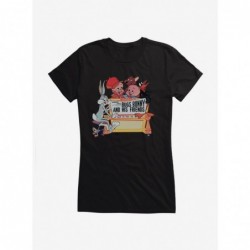 Exclusive Price Looney Tunes Bugs Bunny And The Crazy Crew Girls T-Shirt $8.76 T-Shirts