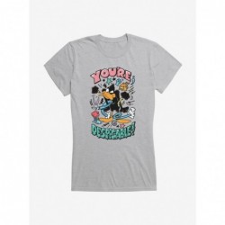 Cheap Sale Looney Tunes Daffy Duck Despicable Girls T-Shirt $9.16 T-Shirts